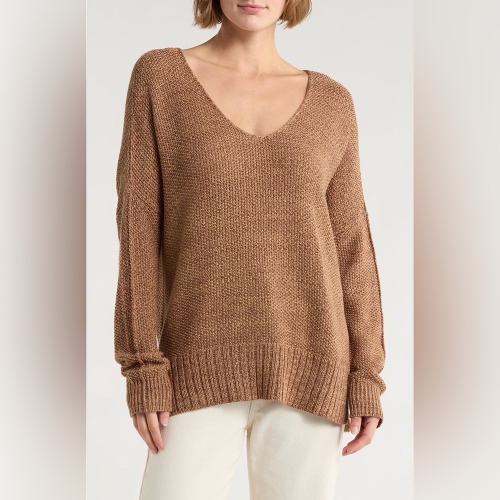 Lucky Brand V-Neck Pullover Sweater
